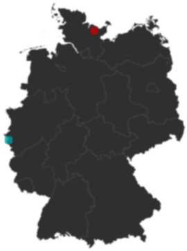 Deutschlandkarte: Wo liegt ?