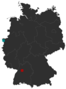 Deutschlandkarte: Wo liegt ?