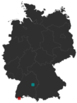 Deutschlandkarte: Wo liegt ?