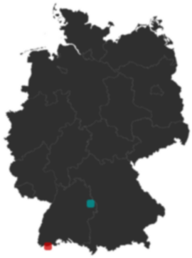 Deutschlandkarte: Wo liegt ?