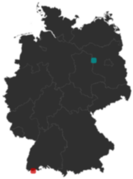 Deutschlandkarte: Wo liegt ?