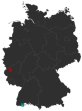 Deutschlandkarte: Wo liegt ?