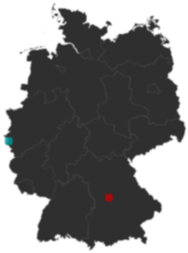 Deutschlandkarte: Wo liegt ?