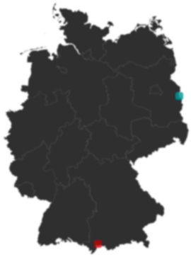 Deutschlandkarte: Wo liegt ?