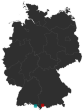 Deutschlandkarte: Wo liegt ?