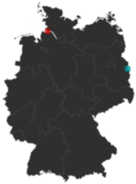 Deutschlandkarte: Wo liegt ?