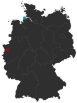 Deutschlandkarte: Wo liegt ?