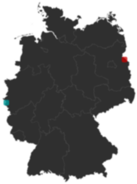 Deutschlandkarte: Wo liegt ?