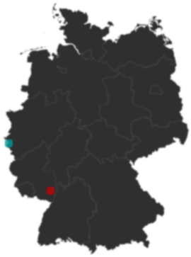 Deutschlandkarte: Wo liegt ?
