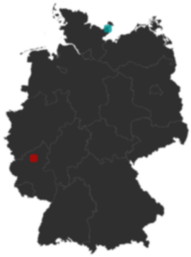 Deutschlandkarte: Wo liegt ?