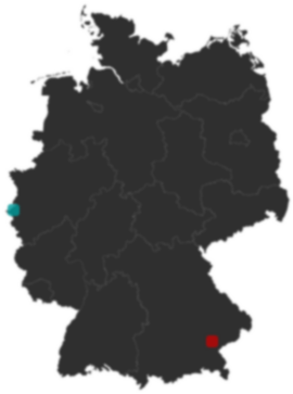 Deutschlandkarte: Wo liegt ?