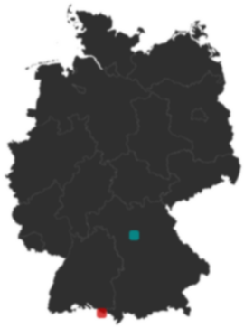 Deutschlandkarte: Wo liegt ?