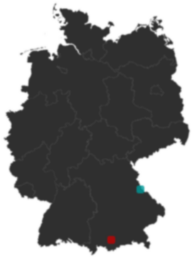 Deutschlandkarte: Wo liegt ?