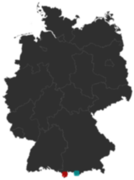 Deutschlandkarte: Wo liegt ?