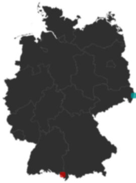 Deutschlandkarte: Wo liegt ?