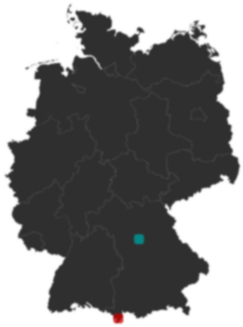 Deutschlandkarte: Wo liegt ?