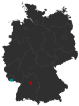 Deutschlandkarte: Wo liegt ?