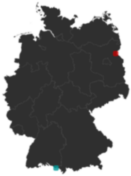 Deutschlandkarte: Wo liegt ?