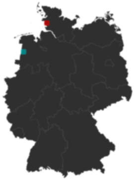 Deutschlandkarte: Wo liegt ?