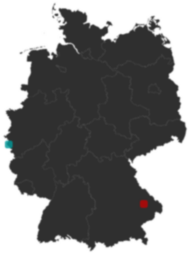 Deutschlandkarte: Wo liegt ?