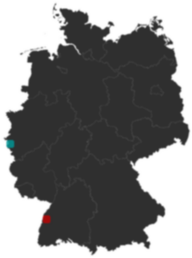 Deutschlandkarte: Wo liegt ?