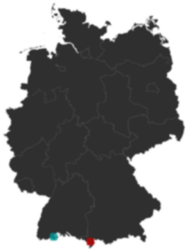 Deutschlandkarte: Wo liegt ?