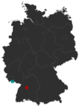 Deutschlandkarte: Wo liegt ?
