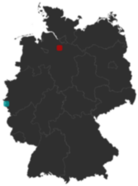 Deutschlandkarte: Wo liegt ?
