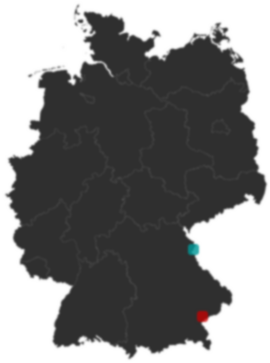 Deutschlandkarte: Wo liegt ?