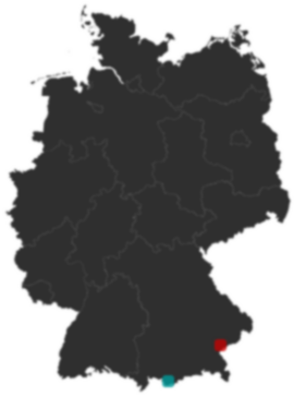 Deutschlandkarte: Wo liegt ?