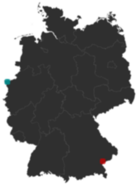 Deutschlandkarte: Wo liegt ?