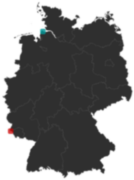 Deutschlandkarte: Wo liegt ?