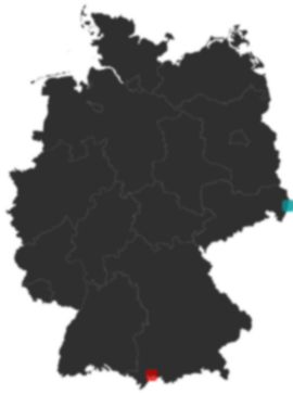 Deutschlandkarte: Wo liegt ?