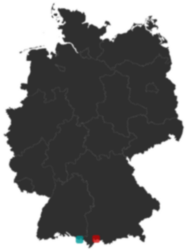 Deutschlandkarte: Wo liegt ?
