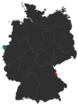 Deutschlandkarte: Wo liegt ?