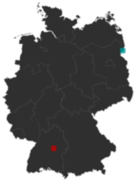 Deutschlandkarte: Wo liegt ?