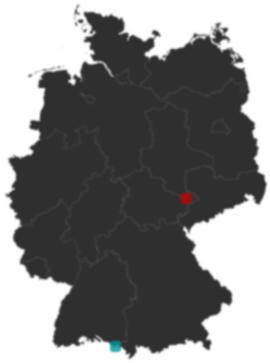 Deutschlandkarte: Wo liegt ?