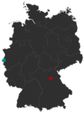 Deutschlandkarte: Wo liegt ?