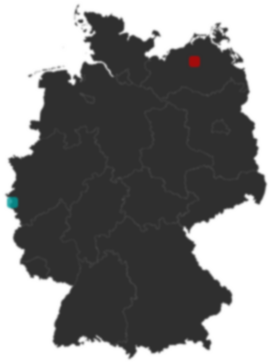 Deutschlandkarte: Wo liegt ?