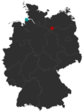 Deutschlandkarte: Wo liegt ?