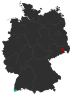 Deutschlandkarte: Wo liegt ?