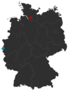 Deutschlandkarte: Wo liegt ?