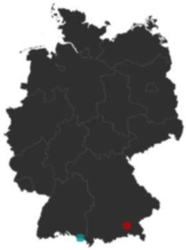 Deutschlandkarte: Wo liegt ?
