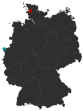 Deutschlandkarte: Wo liegt ?