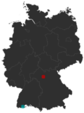 Deutschlandkarte: Wo liegt ?