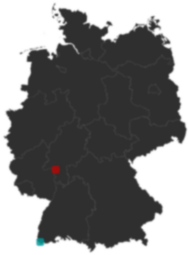 Deutschlandkarte: Wo liegt ?