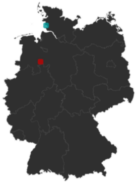 Deutschlandkarte: Wo liegt ?