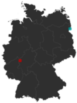 Deutschlandkarte: Wo liegt ?
