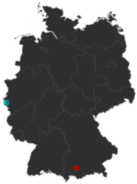 Deutschlandkarte: Wo liegt ?