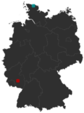 Deutschlandkarte: Wo liegt ?